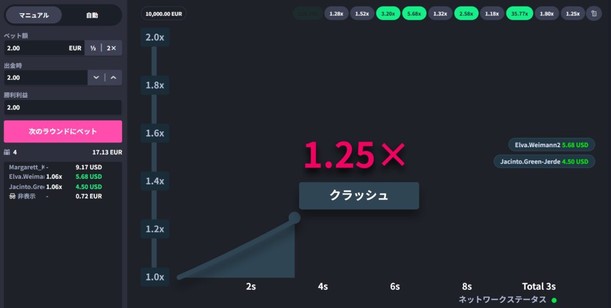 レイクビット クラッシュ