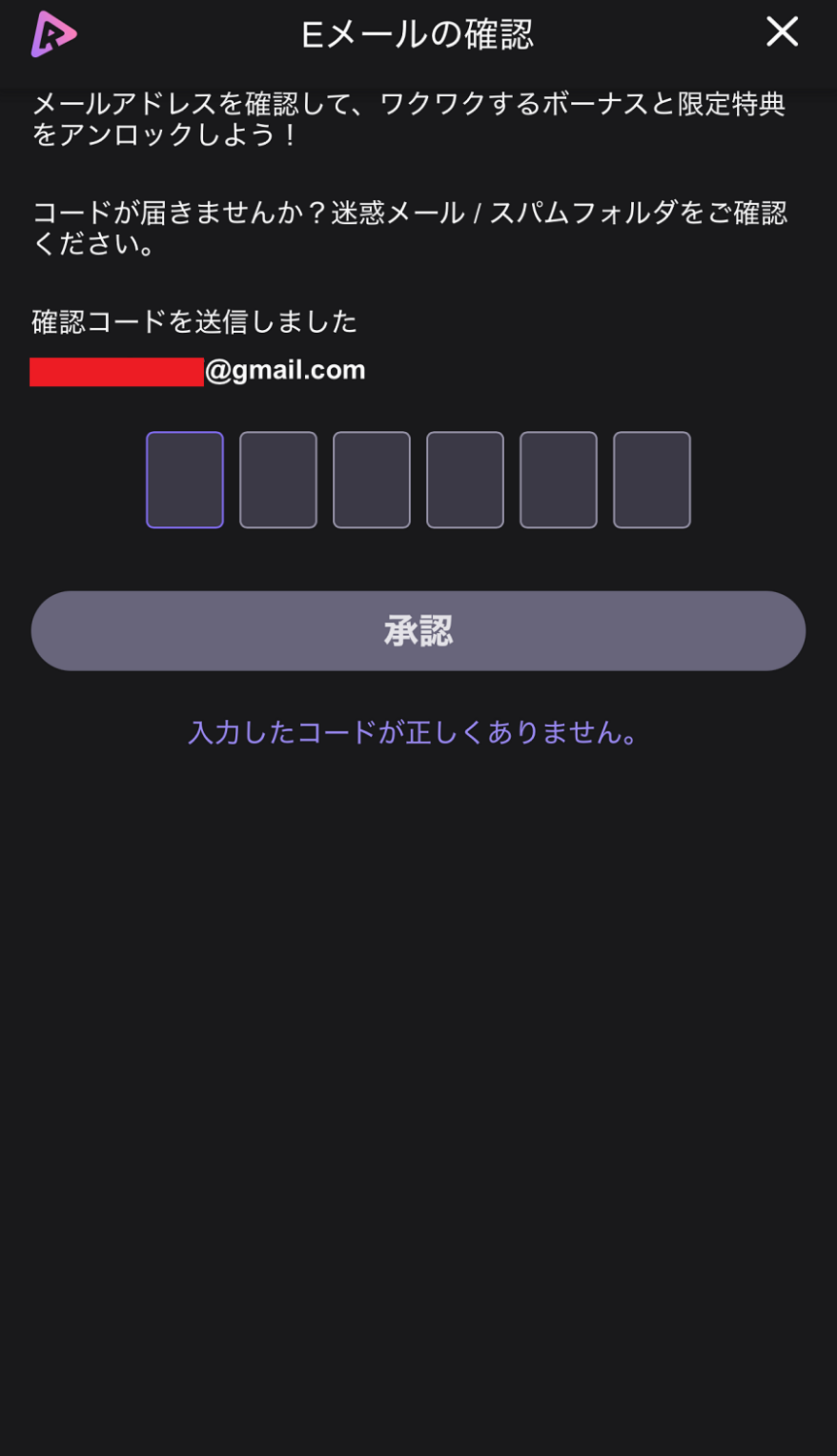 リールズカジノの登録方法 04