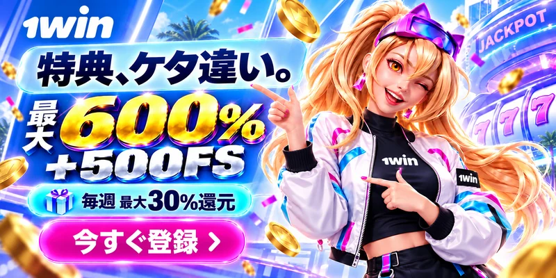 特典、ケタ違い。 最大600％＋500FS 今すぐ登録