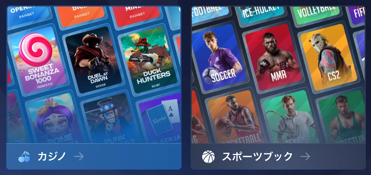 レインベット カジノ スポーツブック