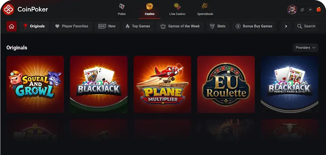 CoinPoker Originals