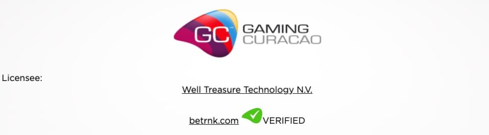 GC GAMING CURACAO
Licensee: Well Treasure Technology N.V. 
betrank.com VERIFIED