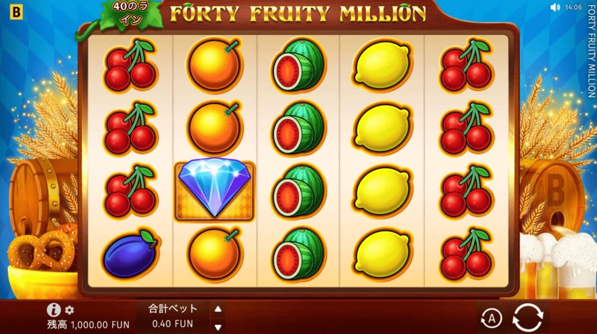 Forty Fruity Million（フォーティ・フルーティ・ミリオン）