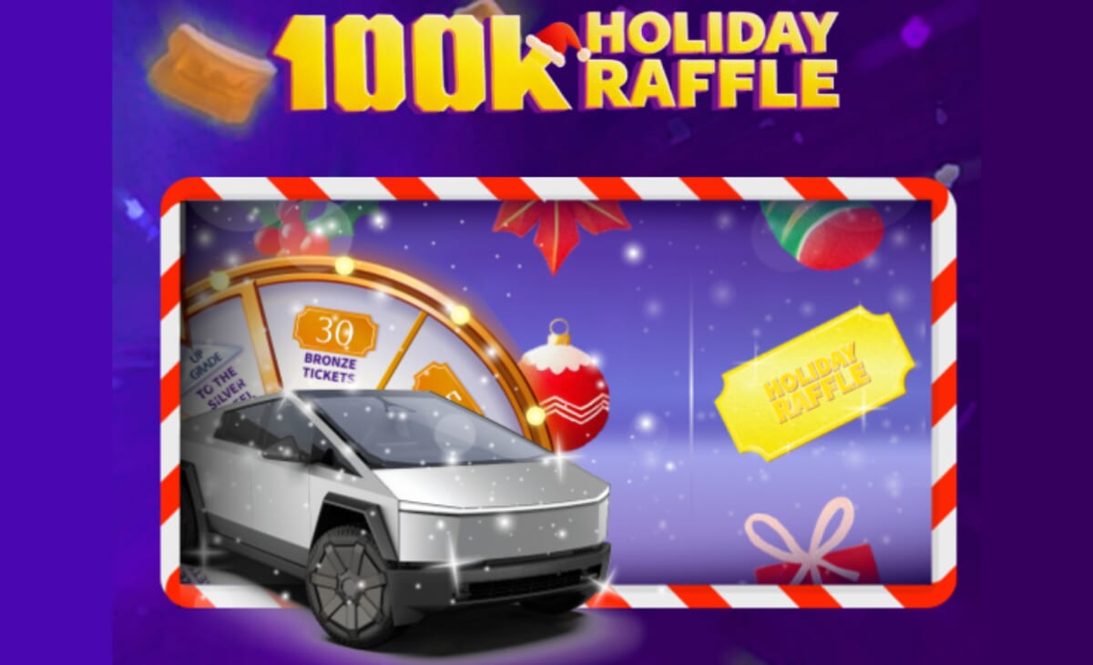 100KHOLIDAY RAFFLE