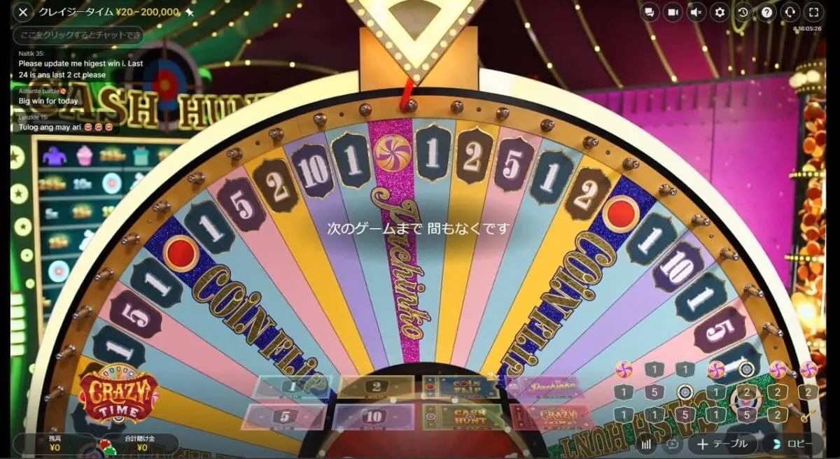 Betkinカジノのクレイジータイムズ