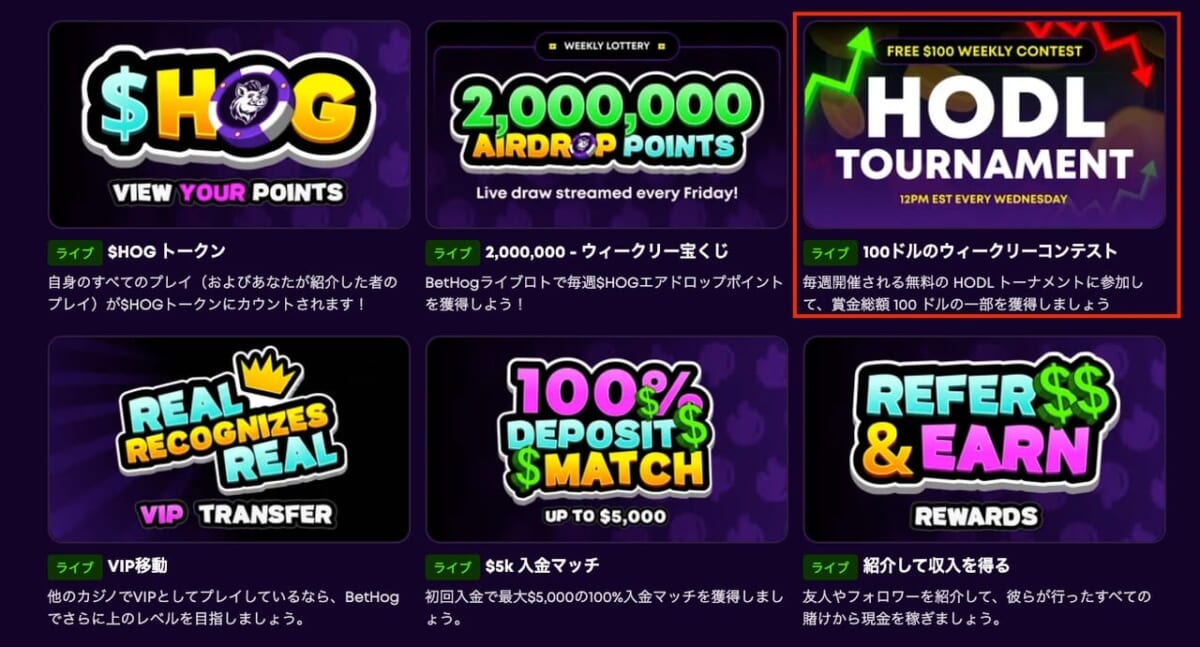 ステップ2：ウィークリーコンテストに無料で参加