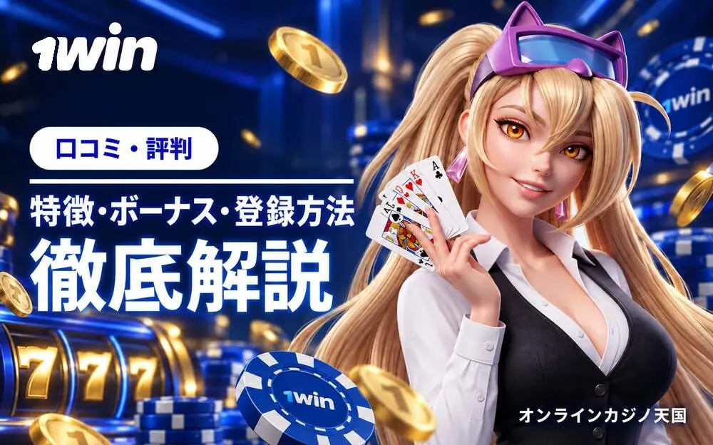1win ロコミ·評判 特徴·ボーナス·登録方法 徹底解説